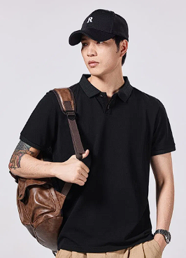 Camiseta polo negra